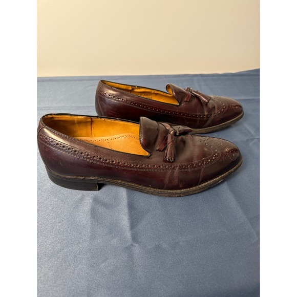 Vintage‎ Johnston & Murphy Brown Tassel Loafers 10.5 Good Condition - Picture 4 of 7